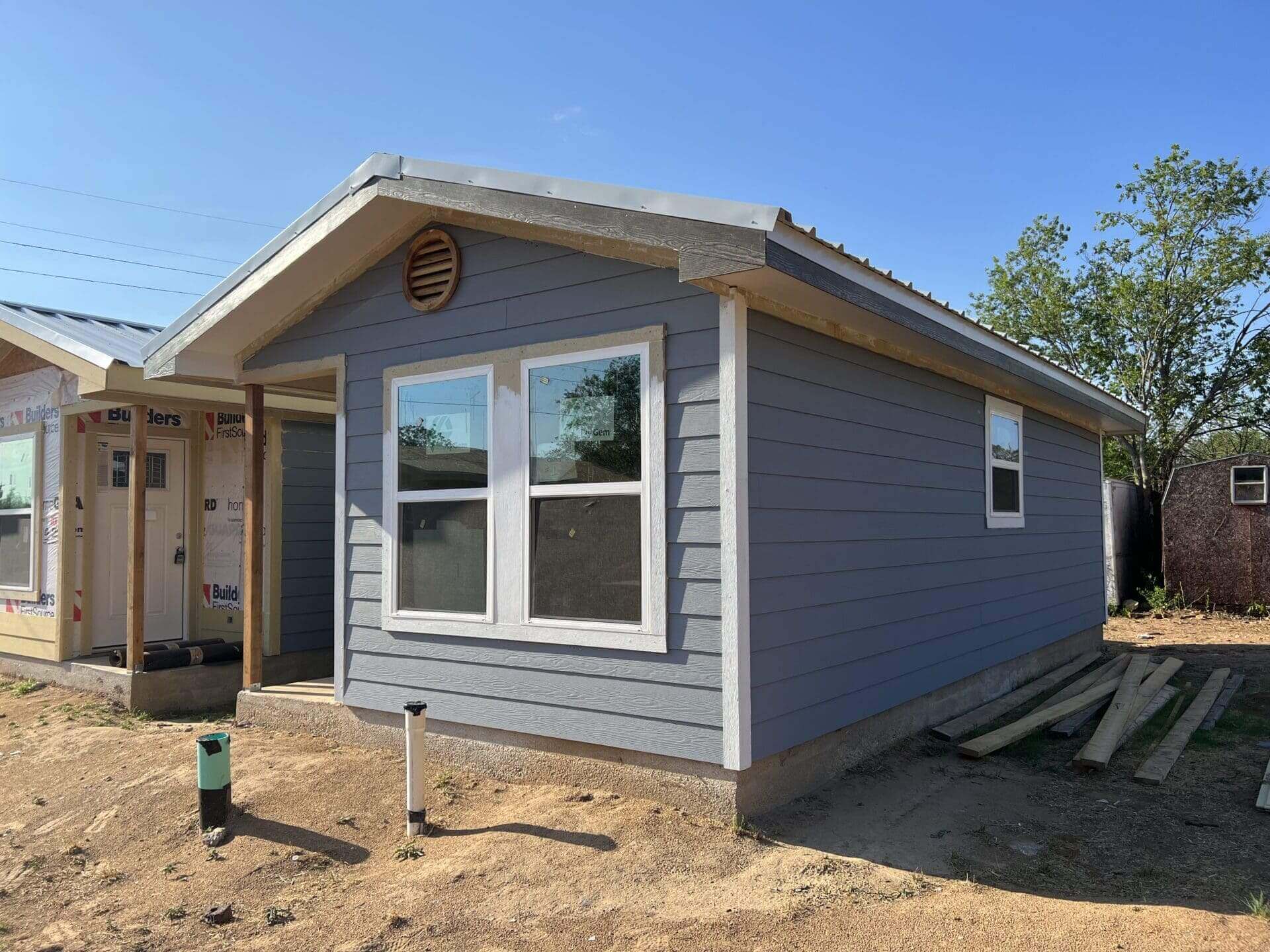 A new Houses for Healing home nearing completion